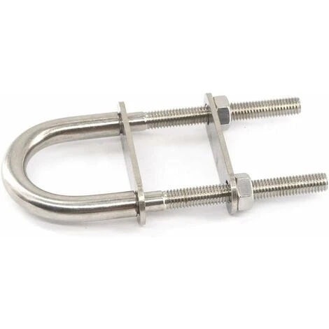 M6x90 Boulon En U En Acier Inoxydable 304 (2 Pièces) 4 M6x90 Boulon En U En Acier Inoxydable 304 (2 Pièces) – Image 2