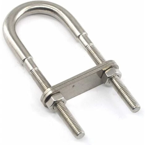 M6x90 Boulon En U En Acier Inoxydable 304 (2 Pièces) 6 M6x90 Boulon En U En Acier Inoxydable 304 (2 Pièces) – Image 4