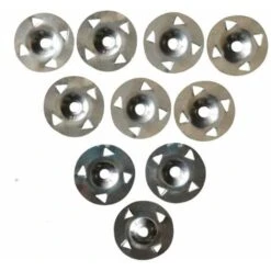 Lot De 200 Rondelles à 4 Griffes Pour Plaque De Plâtre Extrudée, Isolation Thermique Et Plaque Arrière Fixe 28 Mm -Fischer Boutique 89948009 3