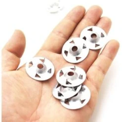 Lot De 200 Rondelles à 4 Griffes Pour Plaque De Plâtre Extrudée, Isolation Thermique Et Plaque Arrière Fixe 28 Mm -Fischer Boutique 89948009 4