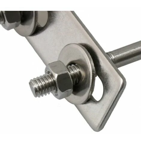 Neige-Boulons D'écrousses De 6 Mm De Diamètre Boulons En U Avec Plaques Arrière-boulle En U Pour La Fixation Du Tuyau 5 Neige-Boulons D'écrousses De 6 Mm De Diamètre Boulons En U Avec Plaques Arrière-boulle En U Pour La Fixation Du Tuyau – Image 3