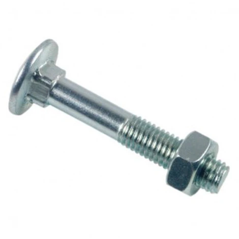 Boulon Tête Ronde Collet Carré 6 X 75 Mm Zingué - Boite De 100 Pcs - Diamwood BTRCC0607502B 3 Boulon Tête Ronde Collet Carré 6 X 75 Mm Zingué - Boite De 100 Pcs - Diamwood BTRCC0607502B