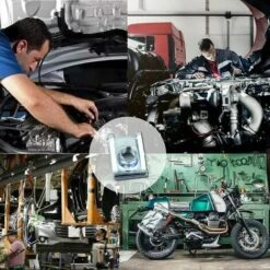 80 Pcs Carénage Spire Vitesse Clips Pince Fixation Vis Écrous Kits, U Écrou Carénage Printemps Carrosserie Garniture Panneau Moto Vélo U Clips Vitesse Attaches Vis Autotaraudeuse Vis Clips M4、M5、M6、M8 -Fischer Boutique 90750634 5