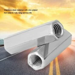 5pcs M10 Écrou Long Tige En Acier Au Carbone Écrous Hexagonaux De Couplage Écrous Hexagonaux Douille Écrou Fixations Filetées (M1040) -Fischer Boutique 91852219 3