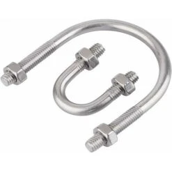 Boulon En U En Acier Inoxydable 304, U-Bolt Avec écrous,M6×60mm,3 Pièces