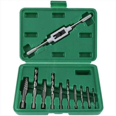 ELLE Déstockage Extracteur De Vis Cassé,11pcs Kit D'Extracteur De Vis Extracteur De Vis Endommagé Extractor Set Pour L'Enlèvement De Vis Cassées Ou Endommagées Boulons Fastners Outil De Suppression 3 ELLE Déstockage Extracteur De Vis Cassé,11pcs Kit D'Extracteur De Vis Extracteur De Vis Endommagé Extractor Set Pour L'Enlèvement De Vis Cassées Ou Endommagées Boulons Fastners Outil De Suppression