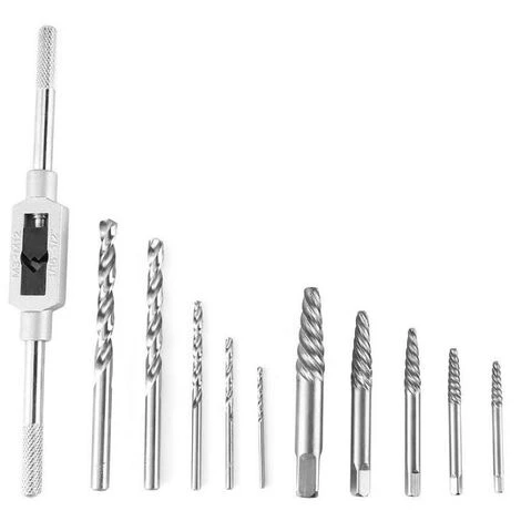 ELLE Déstockage Extracteur De Vis Cassé,11pcs Kit D'Extracteur De Vis Extracteur De Vis Endommagé Extractor Set Pour L'Enlèvement De Vis Cassées Ou Endommagées Boulons Fastners Outil De Suppression 4 ELLE Déstockage Extracteur De Vis Cassé,11pcs Kit D'Extracteur De Vis Extracteur De Vis Endommagé Extractor Set Pour L'Enlèvement De Vis Cassées Ou Endommagées Boulons Fastners Outil De Suppression – Image 2