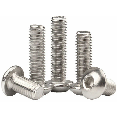 20PCS M420 A2 Bouton Hexagonal Intérieur En Acier Inoxydable / Dôme Vis Hexagonale 3 20PCS M420 A2 Bouton Hexagonal Intérieur En Acier Inoxydable / Dôme Vis Hexagonale
