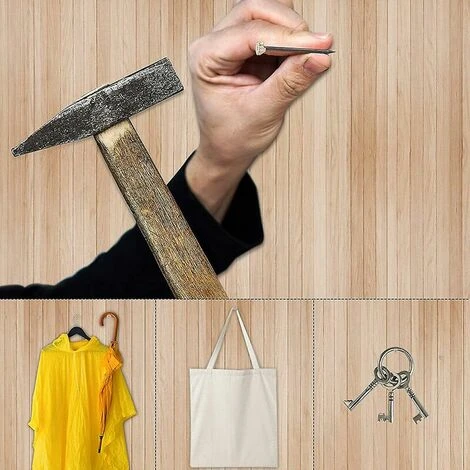 120 Pièces Clous épingles à Tête En Laiton Crochets Durcis Cintre épingles Murales 25mm 4 120 Pièces Clous épingles à Tête En Laiton Crochets Durcis Cintre épingles Murales 25mm – Image 2