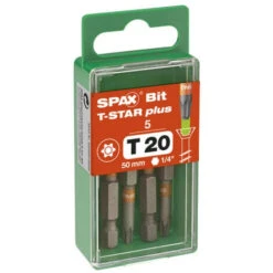 Embout T-STAR 50 Mm T15 à T40 Acier Inox A2 (5 Pcs) - SPAX - T15 9 Embout T-STAR 50 Mm T15 à T40 Acier Inox A2 (5 Pcs) - SPAX - T15 -Fischer Boutique 96362449 4