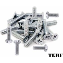 Lot De 25 Vis à Métaux à Tête Fraisée Pozi M4 (4 Mm) X 40 Mm Pozi à Double Tête Fraisée Plate (boulon) H68 -Fischer Boutique 96462345 2