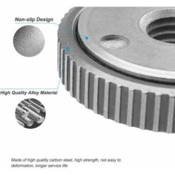 2 Pièces L'éCrou De Serrage Rapide Convient à Toutes Les Meuleuses Angulaires Avec Filetagem 14,Meuleuse D'Angle Angulaires Accessoires Disque A Tronconner Le Bois -Fischer Boutique 97225533 5