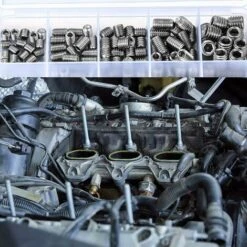 Vis Sans Tête En Acier Inox, M3 M4 M5 M6 M8 Vis à Métaux, Assortiment Kit De Fixations Vis Pointeau（200Pcs) -Fischer Boutique 97447965 5