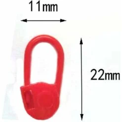 Meikeer 120 Pièces Tricot Crochet Verrouillage Point Marqueurs Point Aiguille Clip Compteur 10 Couleurs (Livraison Aléatoire En 10 Couleurs) -Fischer Boutique 97632293 4