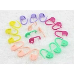Meikeer 120 Pièces Tricot Crochet Verrouillage Point Marqueurs Point Aiguille Clip Compteur 10 Couleurs (Livraison Aléatoire En 10 Couleurs) -Fischer Boutique 97632293 5