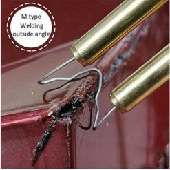 3 Pièces Baguette De Soudage Machine De Réparation D'ongles à Chaud Soudure En Plastique Cloueuse à Chaud Auto Réparation De Pare-chocs De Voiture Pré-coupé M-ongles 0.6mm -Fischer Boutique 97632583 5