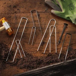 50 Pièces Pointes De Pelouse Barres Fixes En Acier 3 X 150 X 25 Mm 10 50 Pièces Pointes De Pelouse Barres Fixes En Acier 3 X 150 X 25 Mm -Fischer Boutique 97810572 4