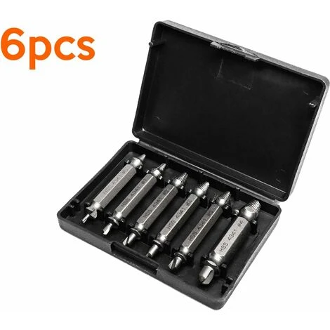 ValueHall Extracteur De Vis Endommagé 6 Pièces Endommagé Vis Extracteurs En Acier HSS 4341 Décapant De Vis Dureté 63 HRC Extracteur De Vis Dénudé Pour Vis Cassée Ou Endommagés V8A02 5 ValueHall Extracteur De Vis Endommagé 6 Pièces Endommagé Vis Extracteurs En Acier HSS 4341 Décapant De Vis Dureté 63 HRC Extracteur De Vis Dénudé Pour Vis Cassée Ou Endommagés V8A02 – Image 3