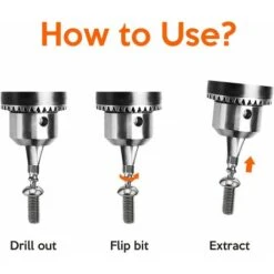 ValueHall Extracteur De Vis Endommagé 6 Pièces Endommagé Vis Extracteurs En Acier HSS 4341 Décapant De Vis Dureté 63 HRC Extracteur De Vis Dénudé Pour Vis Cassée Ou Endommagés V8A02 9 ValueHall Extracteur De Vis Endommagé 6 Pièces Endommagé Vis Extracteurs En Acier HSS 4341 Décapant De Vis Dureté 63 HRC Extracteur De Vis Dénudé Pour Vis Cassée Ou Endommagés V8A02 -Fischer Boutique 97839024 4