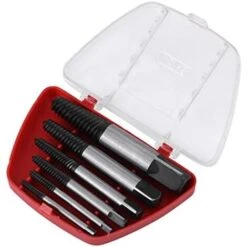 Extracteur De Vis,Extracteurs De Vis Coffret De 5pcs Endommagées Vis D'extraction De Boulons En Acier Au Chrome Vanadium,Jeu D'Extracteurs De Goujons