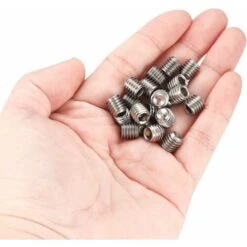 200 Pièces Vis Sans Tête En Acier Inox, M3 M4 M5 M6 M8 Vis à Métaux, Assortiment Kit De Fixations Vis Pointeau 8 200 Pièces Vis Sans Tête En Acier Inox, M3 M4 M5 M6 M8 Vis à Métaux, Assortiment Kit De Fixations Vis Pointeau -Fischer Boutique 98042996 3