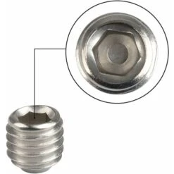 LECHUANG 200Pcs Vis Allen Acier Inoxydable Vis Sans Tête Hexagonale Set Métriques Accessoires Métalliques Professionnelles M3 M4 M5 M6 M8 -Fischer Boutique 98738795 3