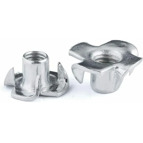 90pcs Ecrou En T 4 Griffes, Ecrous En T En Acier Au Carbone, M3/M4/M5/M6/M8, Travail Du Bois Meuble, Écrou Inserts En Acier Au Carbone T 7 90pcs Ecrou En T 4 Griffes, Ecrous En T En Acier Au Carbone, M3/M4/M5/M6/M8, Travail Du Bois Meuble, Écrou Inserts En Acier Au Carbone T – Image 5