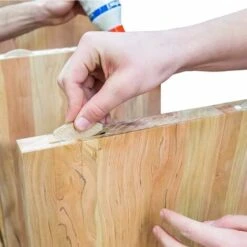 Lamello En Qualité De Menuisier/Plaques De Raccordement/Chevilles Plates/Connecteurs Bois Hêtre，Outil D'amarrage, Couleur Bois, Une Centaine De Pièces， -Fischer Boutique 99373891 4